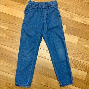Mini Boden 5Y Girls’ Blue Pull-On Pants